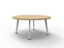 Boost+ Executive Desk with modesty panel - LEFT Hand Side Configuration - Natural White/Black_x000D_
2100mm W x 750mm D x 620mm - 1270mm H Boost+ Height Adjustable Dual Motor Underframe_x000D_
Side Cabinet: 1800mm W x 500mm D x 520mm H, Finished With Natu Default Vendor