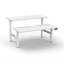 Corner Workstation - 3 Piece Construction - Beech Melamine and Ironstone_x000D_
1800mm x 1800mm x 750mm D x 730mm H _x000D_
E0 Rated Melamine Board - 25mm Worksurface / 18mm T Underframe_x000D_
1 x 80mm Diameter Cable Entry Hole In Work Top Default Vendor