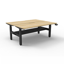 Corner Workstation - 3 Piece Construction - Cherry Melamine and Ironstone_x000D_
1800mm x 1800mm x 750mm D x 730mm H _x000D_
E0 Rated Melamine Board - 25mm Worksurface / 18mm T Underframe_x000D_
1 x 80mm Diameter Cable Entry Hole In Work Top Default Vendor