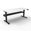 Open Slab End Workstation - Cherry Melamine and Ironstone_x000D_
1800mm W x 900mm D x 730mm H_x000D_
E0 Rated Melamine Board - 25mm T Worksurface / 18mm T Underframe_x000D_
2 x 80mm Diameter Cable Entry Holes In Work Top Default Vendor