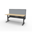 Casa Executive Desk With Eternity Leg RIGHT Hand Side Configuration - Natural Oak / White Leg_x000D_
Overall: 2000mm W x 1800mm x 748mm H, Desk: 1800mm x 800mm D x 748mm H_x000D_
Side Cabinet: 1800mm W x 600mm D x 620mm H, 350mm H Modesty Panel, 43mm Thic Default Vendor