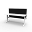 Casa Executive Desk With Loop Leg RIGHT Hand Side Configuration - Natural Oak Top / Black Leg_x000D_
Overall: 2000mm W x 1800mm x 748mm H, Desk: 1800mm x 800mm D x 748mm H_x000D_
Side Cabinet: 1800mm W x 600mm D x 620mm H, 350mm H Modesty Panel, 43mm Thic Default Vendor