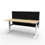 Casa Executive Desk With Profile Leg LEFT Hand Side Configuration - Natural Oak Top / Black Leg_x000D_
Overall: 2000mm W x 1800mm x 748mm H, Desk: 1800mm x 800mm D x 748mm H_x000D_
Side Cabinet: 1800mm W x 600mm D x 620mm H, 350mm H Modesty Panel, 43mm Th Default Vendor