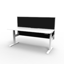 Casa Executive Desk With Profile Leg RIGHT Hand Side Configuration - Natural Oak Top / Black Leg_x000D_
Overall: 2000mm W x 1800mm x 748mm H, Desk: 1800mm x 800mm D x 748mm H_x000D_
Side Cabinet: 1800mm W x 600mm D x 620mm H, 350mm H Modesty Panel, 43mm T Default Vendor