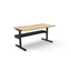 Deluxe Infinity Eternity Leg Desk & Return - 2 Piece Table Top_x000D_
Natural Oak Melamine and Black Powder Coat | Workstation Size: 1800mm W x 750mm D With 50mm D Scallop Cutout To Rear | Return Size: 1100mm W x 600mm D | 25mm T E0 Worksurface | 60mm x 3 Default Vendor