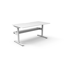 Deluxe Infinity Eternity Leg Desk & Return - 2 Piece Table Top_x000D_
Natural White Melamine and White Powder Coat | Workstation Size: 1800mm W x 750mm D With 50mm D Scallop Cutout To Rear | Return Size: 1100mm W x 600mm D | 25mm T E0 Worksurface | 60mm x Default Vendor