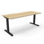 Eternity 10 Person Double Sided Workstation - With Screen_x000D_
Natural White Melamine and White Powder Coat | E0 Enviroboard Top With 410mm W x 50mm D Scallop Cable Access | 7500mm W x 1530mm D x 1200mm H ( Overall ), 1500mm W x 750mm D x 730mm H Per Us Default Vendor