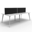 Deluxe Rapid Infinity 1 Person Single Sided Corner Workstation_x000D_
Natural White Melamine and Black Powder Coat | Worksurface With 80mm Diameter Cable Entry Hole | 1500mm W x 1500mm W x 750mm D x 730mm H_x000D_
60mm x 45mm Bevelled Edge Loop Leg Underf Default Vendor