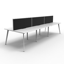 Deluxe Infinity Loop Leg Desk & Return - 2 Piece Table Top_x000D_
Natural Oak Melamine and White Powder Coat | Workstation Size: 1800mm W x 750mm D With 50mm D Scallop Cutout To Rear | Return Size: 1100mm W x 600mm D_x000D_
25mm T E0 Worksurface | 60mm x Default Vendor