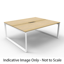 Deluxe Rapid Infinity 1 Person Single Sided Workstation - No Screen_x000D_
Natural Oak Melamine and Black Powder Coat | Worksurface With 410mm W x 50mm D Scallop Cable Access | 1800mm W x 750mm D x 730mm H (Overall), 1800mm W x 750mm D x 730mm H (Per User Default Vendor