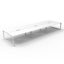 Deluxe Rapid Infinity 1 Person Single Sided Workstation - No Screen_x000D_
Natural White Melamine and White Powder Coat | Worksurface With 410mm W x 50mm D Scallop Cable Access | 1800mm W x 750mm D x 730mm H (Overall), 1800mm W x 750mm D x 730mm H (Per Us Default Vendor