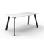 Deluxe Rapid Infinity 2 Person Single Sided Workstation - With Screen_x000D_
Natural White Melamine and White Powder Coat | Worksurface With 410mm W x 50mm D Scallop Cable Access | 3600mm W x 780mm D x 730mm H (Overall), 1800mm W x 750mm D x 730mm H (Per Default Vendor