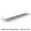 Deluxe Rapid Infinity 10 Person Double Sided Workstation - No Screen_x000D_
Natural Oak Melamine and White Powder Coat | Worksurface With 410mm W x 50mm D Scallop Cable Access | 7500mm W x 1530mm D x 730mm H (Overall), 1500mm W x 750mm D x 730mm H (Per Us Default Vendor