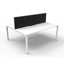 Deluxe Rapid Infinity 10 Person Double Sided Workstation - No Screen_x000D_
Natural White Melamine and White Powder Coat | Worksurface With 410mm W x 50mm D Scallop Cable Access | 7500mm W x 1530mm D x 730mm H (Overall), 1500mm W x 750mm D x 730mm H (Per Default Vendor