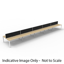 Deluxe Rapid Infinity 6 Person Double Sided Workstation - No Screen_x000D_
Natural Oak Melamine and Black Powder Coat | Worksurface With 410mm W x 50mm D Scallop Cable Access | 5400mm W x 1530mm D x 730mm H (Overall), 1800mm W x 750mm D x 730mm H (Per Use Default Vendor