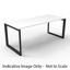 Deluxe Rapid Infinity 10 Person Double Sided Workstation - With Screen_x000D_
Natural Oak Melamine and Black Powder Coat | Worksurface With 410mm W x 50mm D Scallop Cable Access | 7500mm W x 1530mm D x 1200mm H (Overall), 1500mm W x 750mm D x 730mm H (Per Default Vendor
