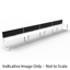 Deluxe Rapid Infinity 2 Person Double Sided Workstation - With Screen_x000D_
Natural White Melamine and White Powder Coat | Worksurface With 410mm W x 50mm D Scallop Cable Access | 1800mm W x 1530mm D x 1200mm H (Overall), 1800mm W x 750mm D x 730mm H (Pe Default Vendor
