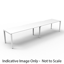 Deluxe Rapid Infinity 1 Person Single Sided Workstation - No Screen_x000D_
Natural White Melamine and White Powder Coat | Worksurface With 410mm W x 50mm D Scallop Cable Access | 1200mm W x 750mm D x 730mm H (Overall), 1200mm W x 750mm D x 730mm H (Per Us Default Vendor