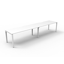 Deluxe Rapid Infinity 1 Person Single Sided Workstation - No Screen_x000D_
Natural White Melamine and White Powder Coat | Worksurface With 410mm W x 50mm D Scallop Cable Access | 1500mm W x 750mm D x 730mm H (Overall), 1500mm W x 750mm D x 730mm H (Per Us Default Vendor