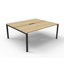 Deluxe Rapid Infinity 1 Person Single Sided Workstation - With Screen_x000D_
Natural White Melamine and Black Powder Coat | Worksurface With 410mm W x 50mm D Scallop Cable Access | 1500mm W x 780mm D x 730mm H ( Overall ), 1500mm W x 750mm D x 730mm H (Pe Default Vendor