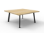 Halo+ Executive Desk with modesty panel - LEFT Hand Side Configuration - Natural Oak/Black_x000D_
1800mm W x 900mm D x 620mm - 1270mm H Halo+ Height Adjustable Dual Motor Underframe_x000D_
Side Cabinet: 1800mm W x 500mm D x 520mm H, Finished With Natural Default Vendor