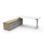 Halo Static Single Sided Workstation With Cable Tray - Natural White/Black_x000D_
1500mm W x 750mm D x 730mm H, E0 Rated 25mm T Table Top Finished In Natural White With Rigid Edging & 50mm D Scallop Cut Out To Rear, Underframe Finished In Black Satin Powd Default Vendor