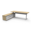 Halo Static Single Sided Workstation With Screen - Natural Oak/Black_x000D_
1500mm W x 750mm D x 1330mm H, E0 Rated 25mm T Table Top Finished In Natural Oak With Rigid Edging & 50mm D Scallop Cut Out To Rear, Underframe Finished In Black Satin Powder Coat Default Vendor
