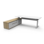 Halo Static Single Sided Workstation With Screen - Natural White/Black_x000D_
1500mm W x 750mm D x 1330mm H, E0 Rated 25mm T Table Top Finished In Natural White With Rigid Edging & 50mm D Scallop Cut Out To Rear, Underframe Finished In Black Satin Powder Default Vendor