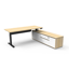 Halo Static Single Sided Workstation With Screen and Cable Tray - Natural White/White_x000D_
1500mm W x 750mm D x 1330mm H, Top With Rigid Edging & 50mm D Scallop Cut Out To Rear, Powder Coat Underframe, Fully Ducted Cable Tray With Punchout For Power & D Default Vendor