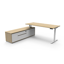 Halo Static Back To Back Workstation - Natural Oak/Black_x000D_
1800mm W x 1500mm D x 730mm H (Overall), 1800mm W x 750mm D x 730mm H (Per User)_x000D_
E0 Rated 25mm T Table Top With Rigid Edging & 50mm D Scallop Cut Out To Rear_x000D_
Underframe In Powde Default Vendor