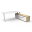 Halo Static Back To Back Workstation With Screen - Natural White/Black_x000D_
1200mm W x 1500mm D x 1330mm H (Overall), 1200mm W x 750mm D x 730mm H (Per User)_x000D_
1200mm W x 900mm H x 30mm T Pinnable Privacy Screen Finished In Grey Fabric With Matchin Default Vendor