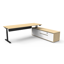 Halo Static Back To Back Workstation With Screen - Natural White/White_x000D_
1800mm W x 1500mm D x 1330mm H (Overall), 1500mm W x 750mm D x 730mm H (Per User)_x000D_
1800mm W x 900mm H x 30mm T Pinnable Privacy Screen Finished In Black Fabric With Matchi Default Vendor