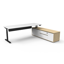 Halo Static Back To Back Workstation With Screen and Cable Tray - Natural Oak/White_x000D_
1200mm W x 1500mm D x 1330mm H (Overall), 1200mm W x 750mm D x 730mm H (Per User)_x000D_
E0 Rated 25mm T Table Top With Rigid Edging & 50mm D Scallop Cut Out To Rea Default Vendor
