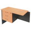 Halo Static Back To Back Workstation With Screen and Cable Tray - Natural Oak/Black_x000D_
1500mm W x 1500mm D x 1330mm H (Overall), 1500mm W x 750mm D x 730mm H (Per User)_x000D_
E0 Rated 25mm T Table Top With Rigid Edging & 50mm D Scallop Cut Out To Rea Default Vendor