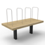 Halo Static Corner Workstation with Screen - Natural White/White - 1800mm W x 1500mm W x 730mm H, E0 Rated 25mm Tthick, 750mm Deep Table Top With Rigid Edging, 80mm Dia Cable Entry Hole With Cover, Underframe Finished In Powder Coat, 1800mm W x 900mm H x Default Vendor