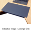 Halo Static Corner Workstation with Screen and Cable Tray - Natural Oak/White - 1800mm W x 1500mm W x 730mm H, E0 Rated 25mm Thick, 750mm Deep Table Top With Rigid Edging, 80mm Dia Cable Entry Hole With Cover, Underframe Finished In Powder Coat, Fully Duc Default Vendor