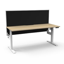 CLEG Corner Workstation - Natural Oak Melamine and Silver Powder Coat_x000D_
1800mm x 1200mm x 750mm D x 730mm H_x000D_
Dual Post Leg In Silver Powdercoat with Matching Perforated Modesty Panels_x000D_
1 x 80mm Diameter Cable Entry Hole | E0 Rated Melamin Default Vendor