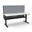 CLEG Corner Workstation - Natural White Melamine and Silver Powder Coat_x000D_
1800mm x 1200mm x 700mm D x 730mm H_x000D_
Dual Post Leg In Silver Powdercoat - Matching Perforated Modesty Panels_x000D_
E0 Rated Melamine Board - 1 x 80mm Diameter Cable Entr Default Vendor