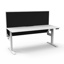 CLEG Corner Workstation - Natural Oak Melamine and Silver Powder Coat_x000D_
1800mm x 1800mm x 750mm D x 730mm H_x000D_
Dual Post Leg In Silver Powdercoat with Matching Perforated Modesty Panels_x000D_
1 x 80mm Diameter Cable Entry Hole | E0 Rated Melamin Default Vendor