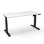 CLEG Open Workstation - Natural Oak Melamine and Silver Powder Coat_x000D_
1500mm W x 750mm D x 730mm H_x000D_
Dual Post Leg In Silver Powdercoat with Matching Perforated Modesty Panels_x000D_
50mm D Scallop Cut out For Cable Access | E0 Rated Melamine Bo Default Vendor