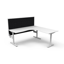 Rapid Span Corner Workstation - Natural White Melamine and Black Powder Coat_x000D_
1500mm x 1500mm x 700mm D x 730mm H_x000D_
Unique Span Leg - Matching Perforated Modesty Panel With Corner Leg_x000D_
E0 Rated Melamine Board - 1 x 80mm Diameter Cable Ent Default Vendor