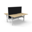Rapid Span Corner Workstation - Natural White Melamine and Black Powder Coat_x000D_
1800mm x 1200mm x 750mm D x 730mm H_x000D_
Unique Span Leg - Matching Perforated Modesty Panel With Corner Leg_x000D_
E0 Rated Melamine Board - 1 x 80mm Diameter Cable Ent Default Vendor