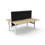 Rapid Span Corner Workstation - Natural Oak Melamine and Silver Powder Coat_x000D_
1800mm x 1500mm x 750mm D x 730mm H_x000D_
Unique Span Leg - Matching Perforated Modesty Panel With Corner Leg_x000D_
E0 Rated Melamine Board - 1 x 80mm Diameter Cable Entr Default Vendor