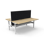 Rapid Span Corner Workstation - Natural White Melamine and Silver Powder Coat_x000D_
1800mm x 1500mm x 750mm D x 730mm H_x000D_
Unique Span Leg - Matching Perforated Modesty Panel With Corner Leg_x000D_
E0 Rated Melamine Board - 1 x 80mm Diameter Cable En Default Vendor