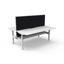 Rapid Span Corner Workstation - Natural White Melamine and Black Powder Coat_x000D_
1800mm x 1800mm x 750mm D x 730mm H_x000D_
Unique Span Leg - Matching Perforated Modesty Panel With Corner Leg_x000D_
E0 Rated Melamine Board - 1 x 80mm Diameter Cable Ent Default Vendor