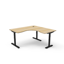 Rapid Span Corner Workstation - Natural White Melamine and Silver Powder Coat_x000D_
1800mm x 1800mm x 750mm D x 730mm H_x000D_
Unique Span Leg - Matching Perforated Modesty Panel With Corner Leg_x000D_
E0 Rated Melamine Board - 1 x 80mm Diameter Cable En Default Vendor
