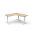 Rapid Span Corner Workstation - Natural White Melamine and Silver Powder Coat_x000D_
1800mm x 1800mm x 750mm D x 730mm H_x000D_
Unique Span Leg - Matching Perforated Modesty Panel With Corner Leg_x000D_
E0 Rated Melamine Board - 1 x 80mm Diameter Cable En Default Vendor