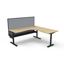 Rapid Span Corner Workstation - Natural White Melamine and Black Powder Coat_x000D_
1800mm x 1800mm x 700mm D x 730mm H_x000D_
Unique Span Leg - Matching Perforated Modesty Panel With Corner Leg_x000D_
E0 Rated Melamine Board - 1 x 80mm Diameter Cable Ent Default Vendor