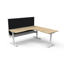 Rapid Span Corner Workstation - Natural White Melamine and Silver Powder Coat_x000D_
1800mm x 1800mm x 700mm D x 730mm H_x000D_
Unique Span Leg - Matching Perforated Modesty Panel With Corner Leg_x000D_
E0 Rated Melamine Board - 1 x 80mm Diameter Cable En Default Vendor