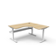 Rapid Span Open Workstation - Natural White Melamine and White Powder Coat_x000D_
1200mm W x 700mm D x 730mm H_x000D_
Unique Span Leg - Matching Perforated Modesty Panel_x000D_
E0 Rated Melamine Board - 2 x 80mm Diameter Cable Entry Holes Default Vendor